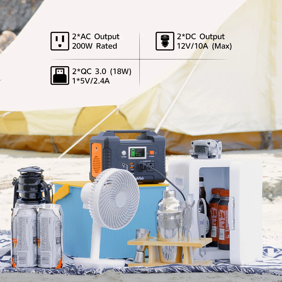 Peak 250W 40800mAh Portable Power Station