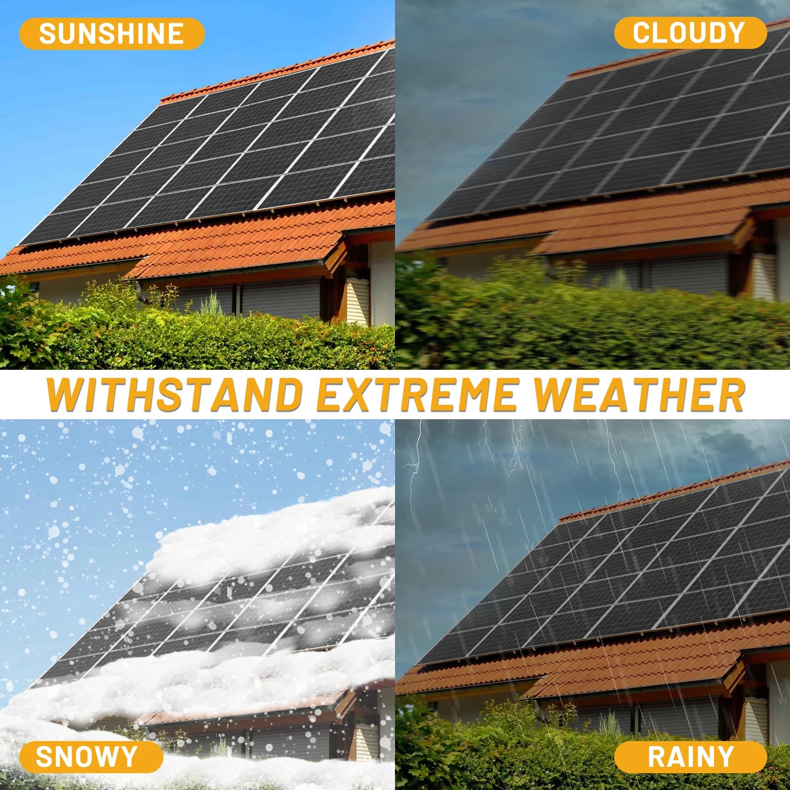 Solar Panel Roof Hook Mounting Rail Set