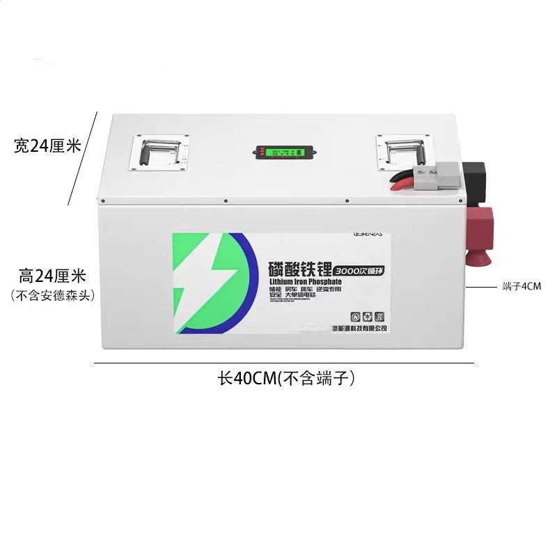 24V 200–1000Ah LiFePO4 Battery with BMS