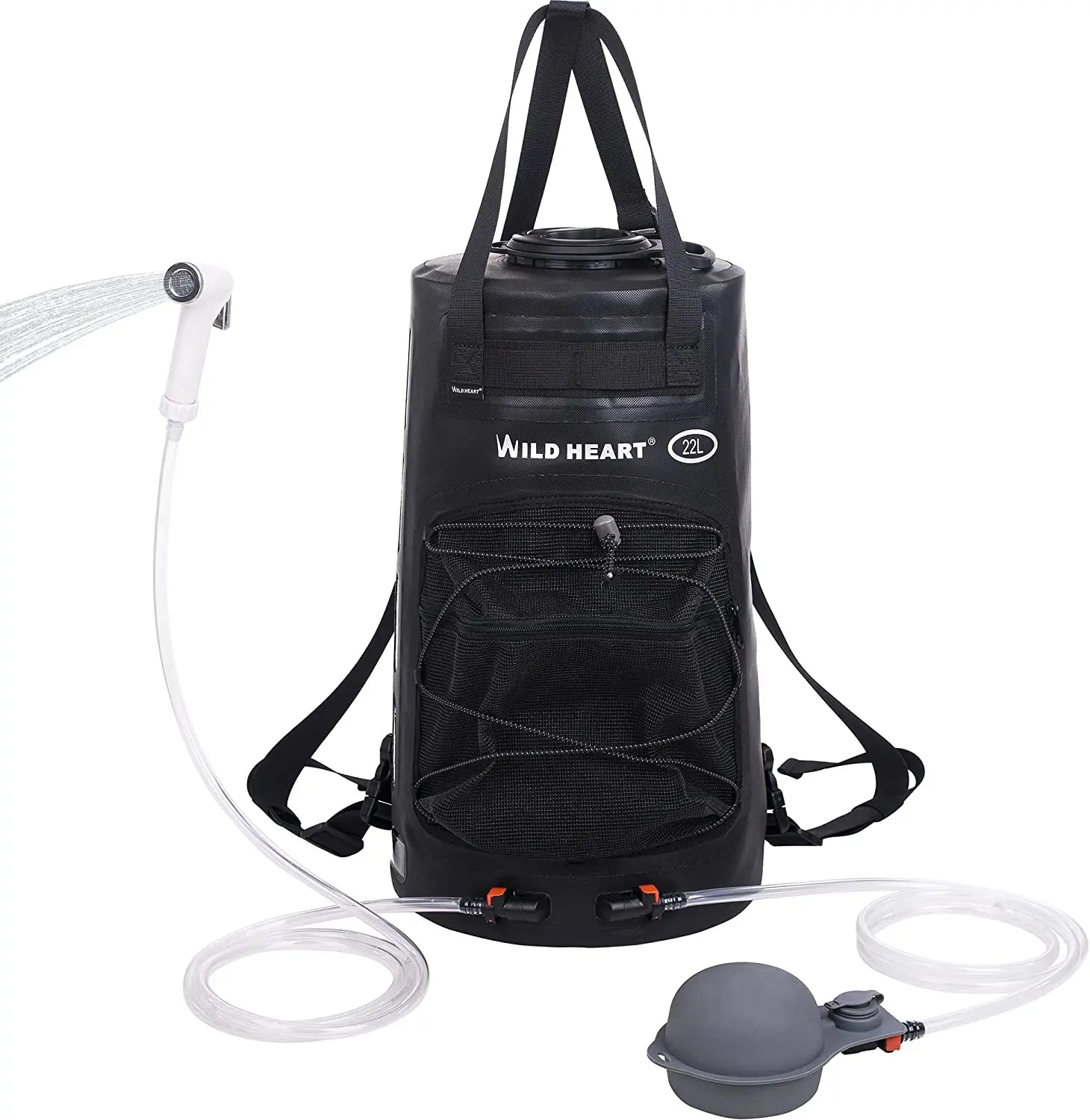 WILD HEART Solar Shower Backpack Pump