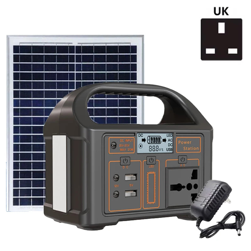 100W 24000mAh Portable Solar Power Station