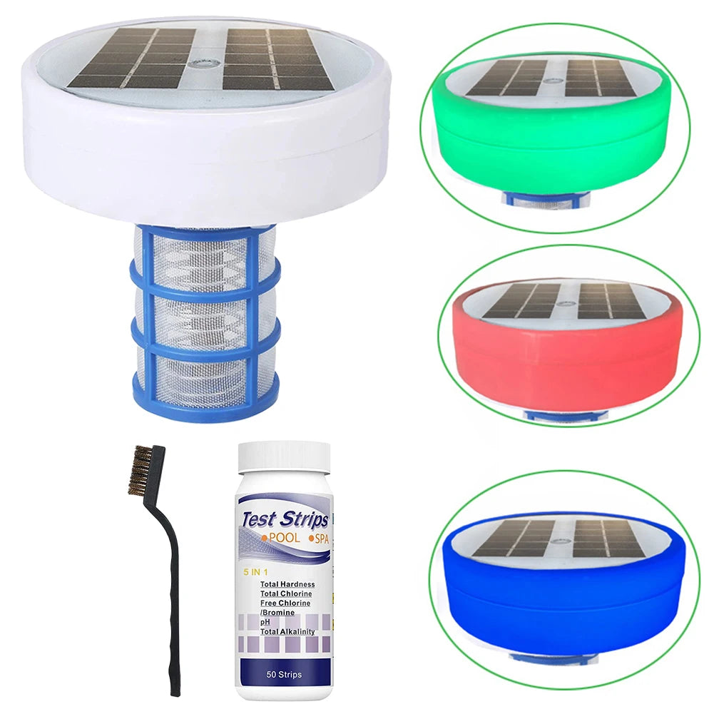 Copper Solar Pool Ionizer Cleaner Floater