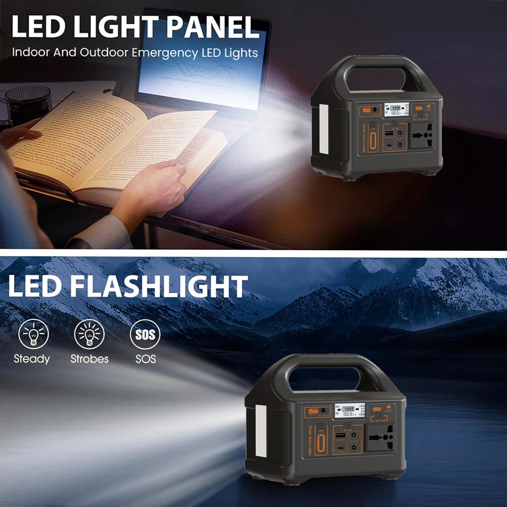 Gaiaray 100W/200W Portable Solar Generator UPS