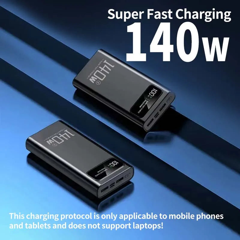 140W 100000mAh Super Fast Charging Power Bank