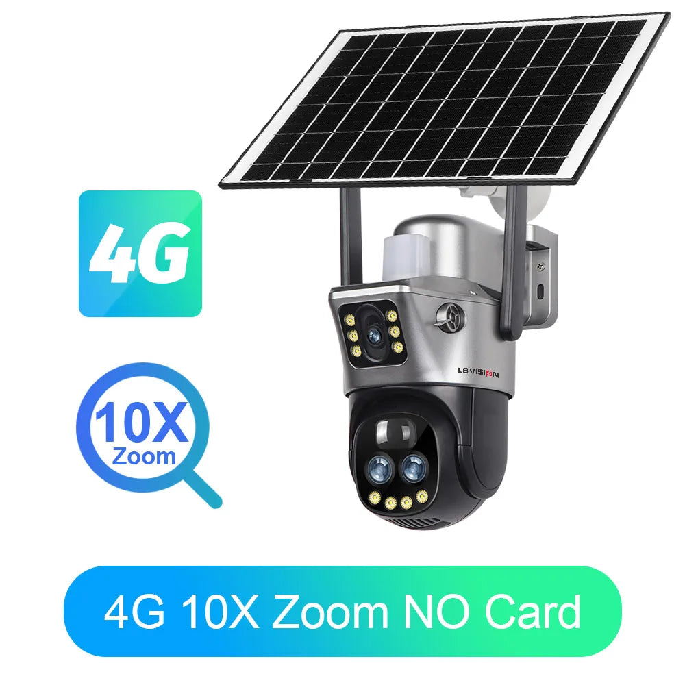 LS VISION Dual Screen Solar Camera