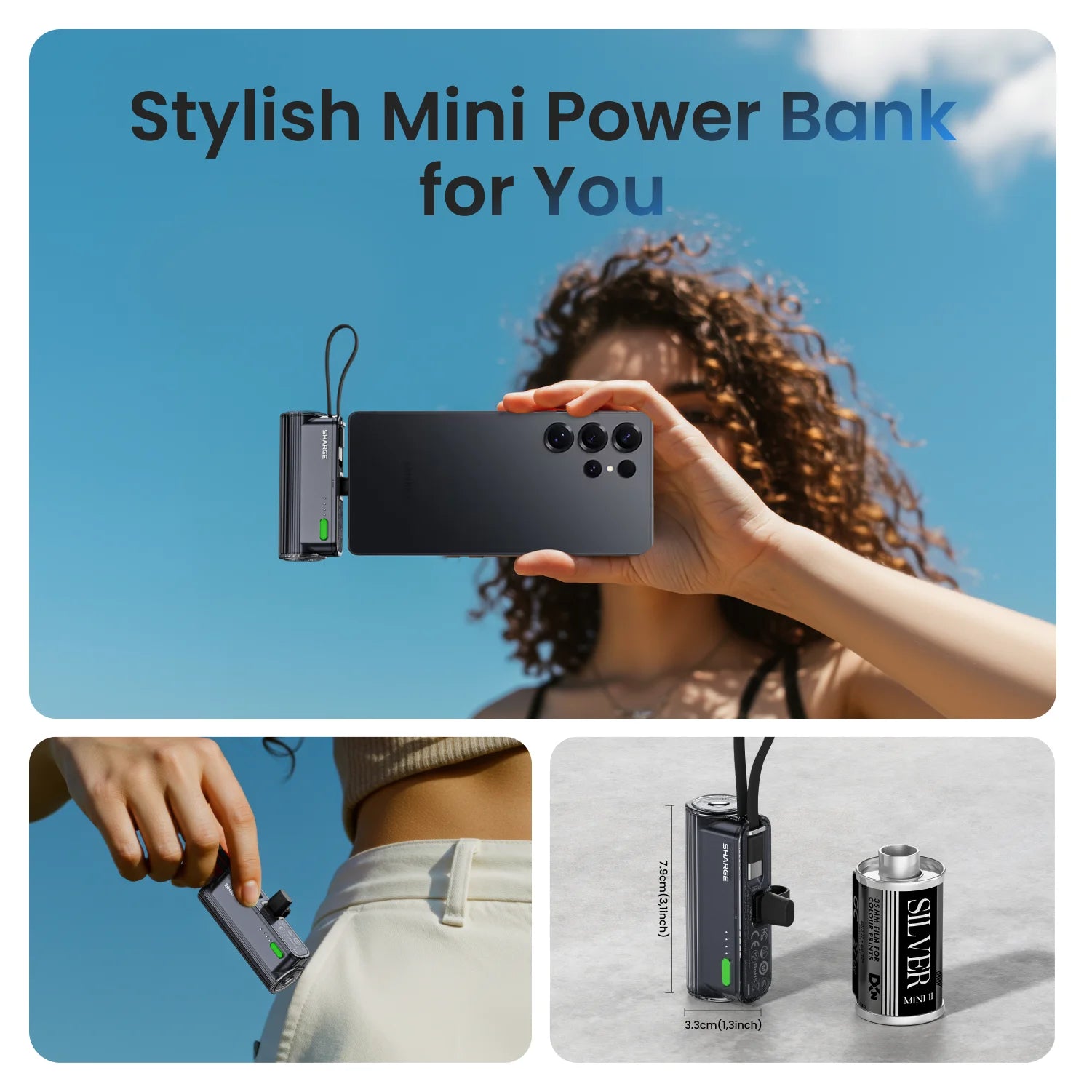 SHARGE Flow Mini 2 5000mAh Fast Charger