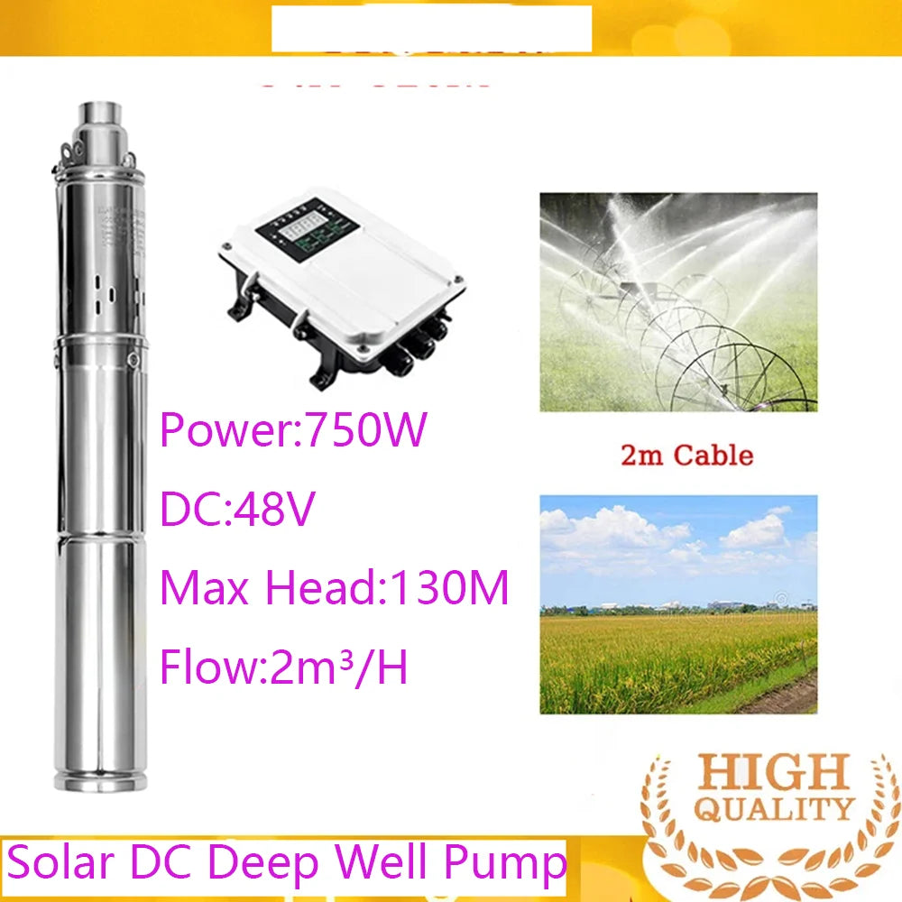 Portable DC Solar Agricultural Water Pump