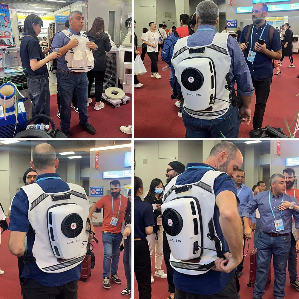 Rechargeable Cooling Vest 9600mAh Battery Jacket
