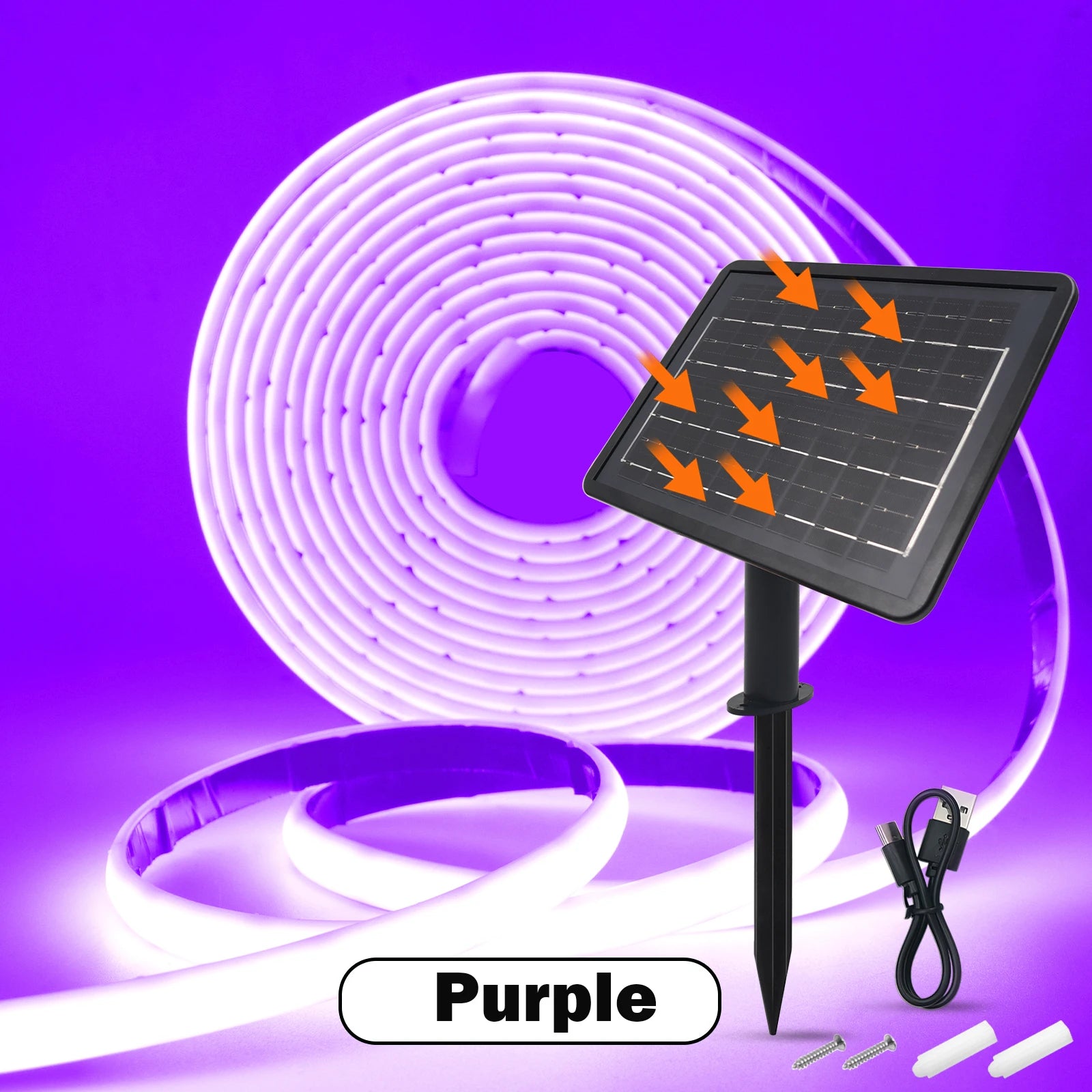 DC24V IP68 Solar COB Neon LED Strip
