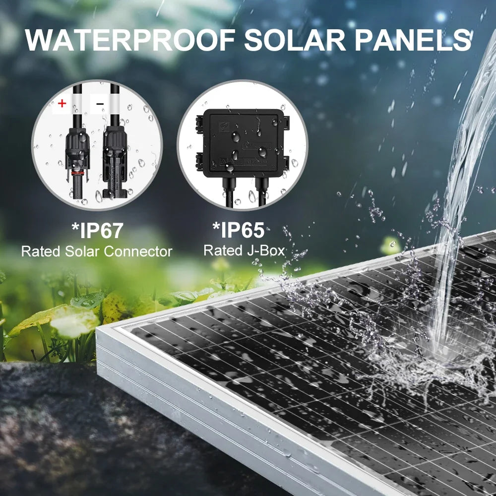 6000W 3000W Solar Panel Kit Monocrystalline PV