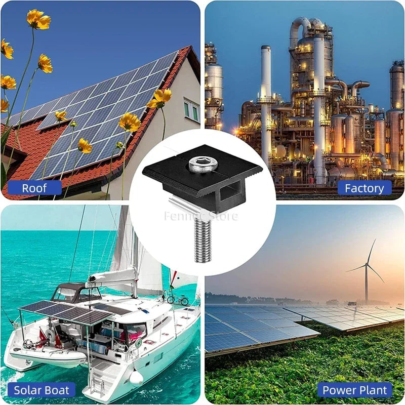 Solar Panel Adjustable Mounting Clamp Bracket