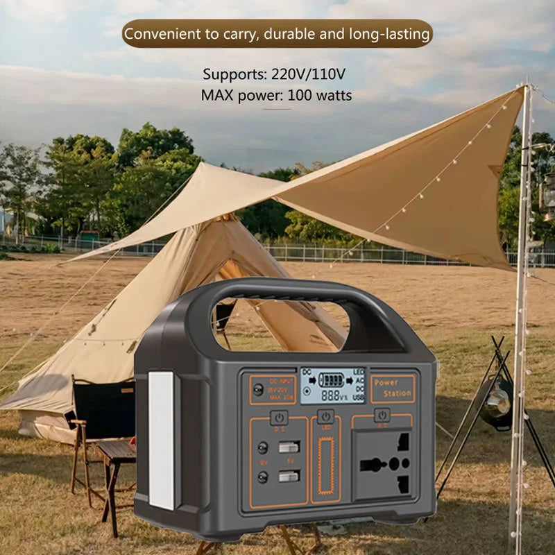 100W 24000mAh Portable Solar Power Station