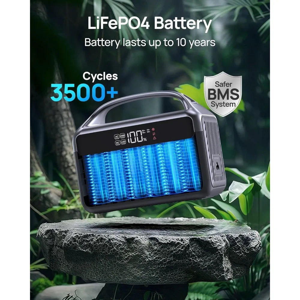 600W 288Wh Portable Solar Power Station Surge