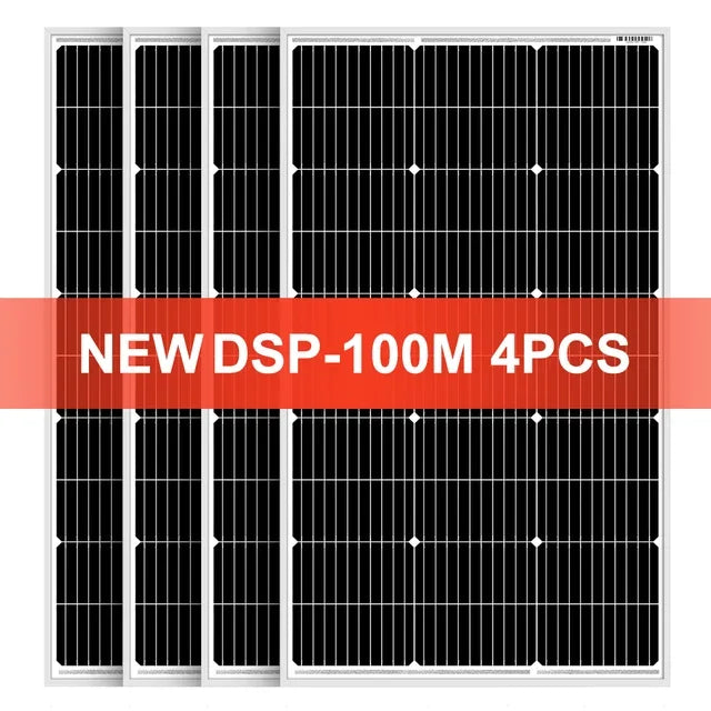 Dokio 100W 18V Monocrystalline Solar Panel