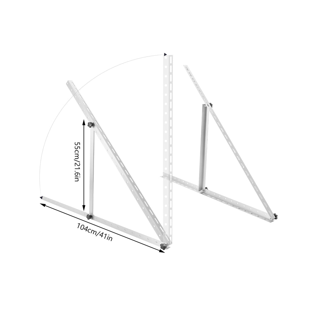 Triangle Aluminum Adjustable Solar Panel Bracket