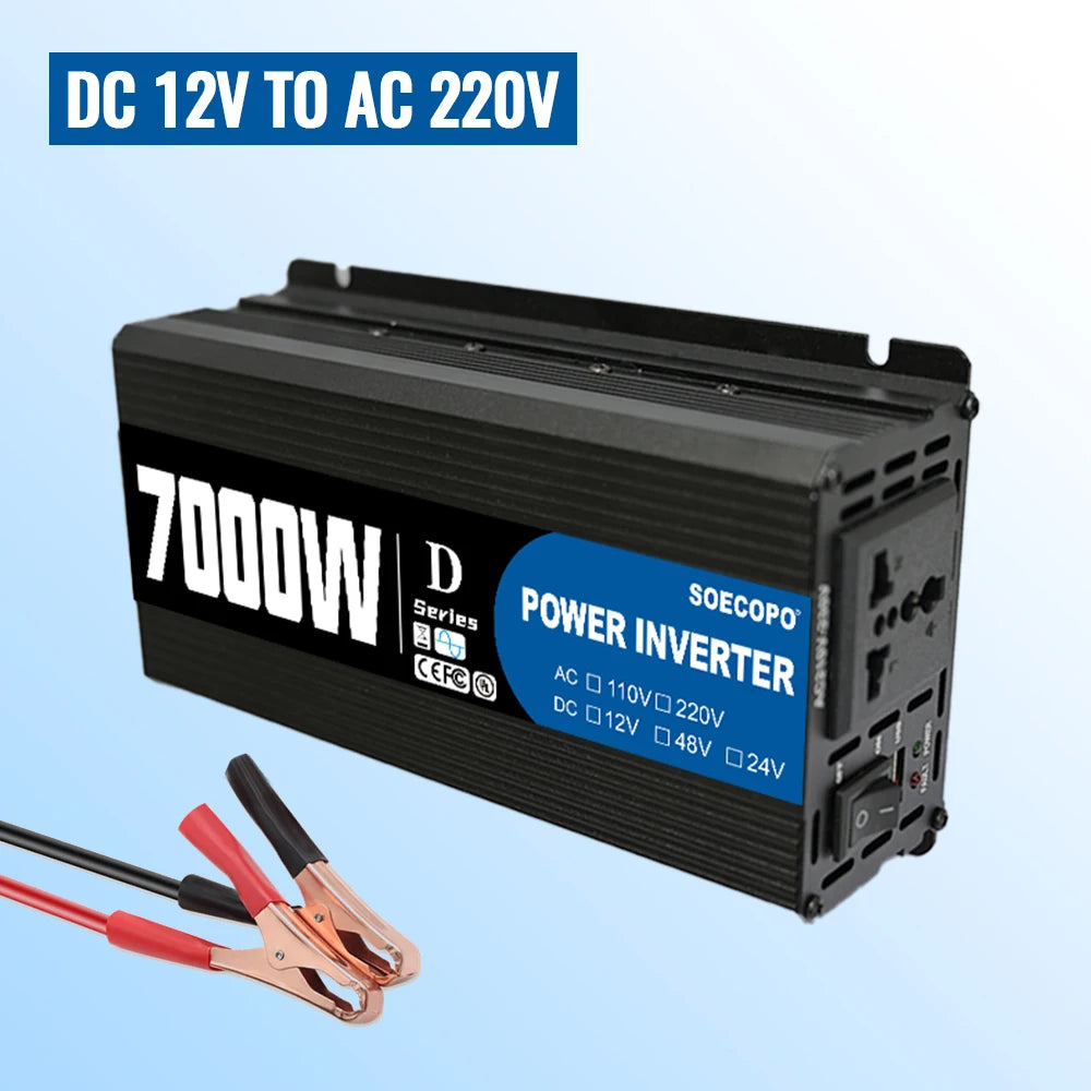SOECOPO 7000W Solar Power Kit with Inverter
