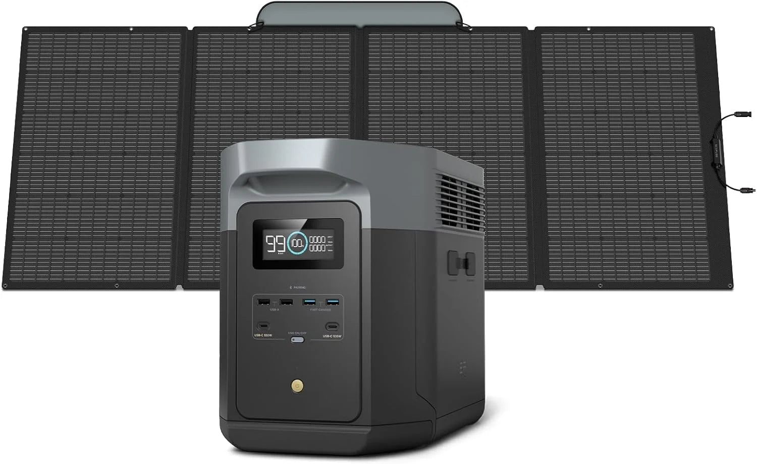 ECOFLOW DELTA 2 Max 2400W Solar Generator
