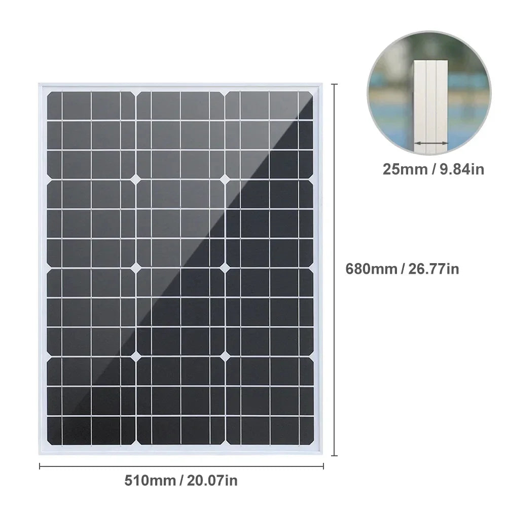 3000W-1000W High Efficiency Rigid Solar Panel