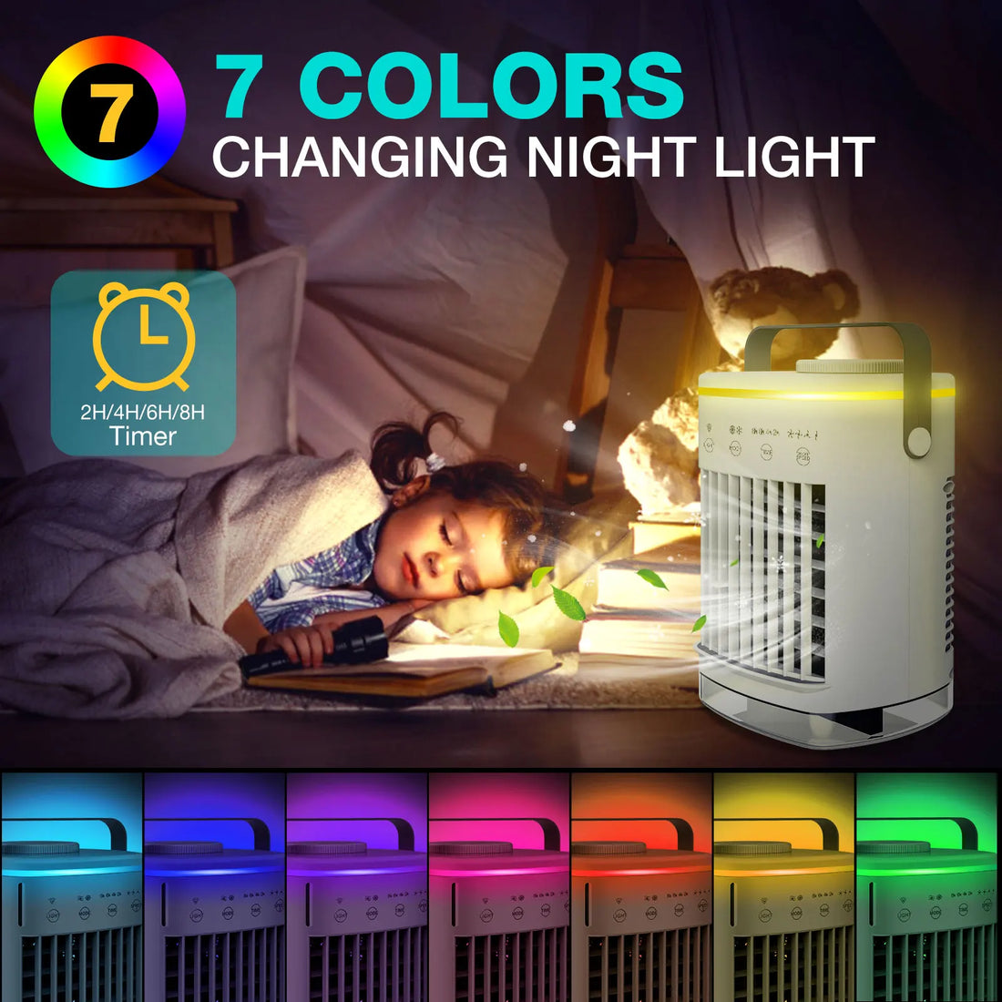 Mini Air Conditioner Portable Cooling Fan