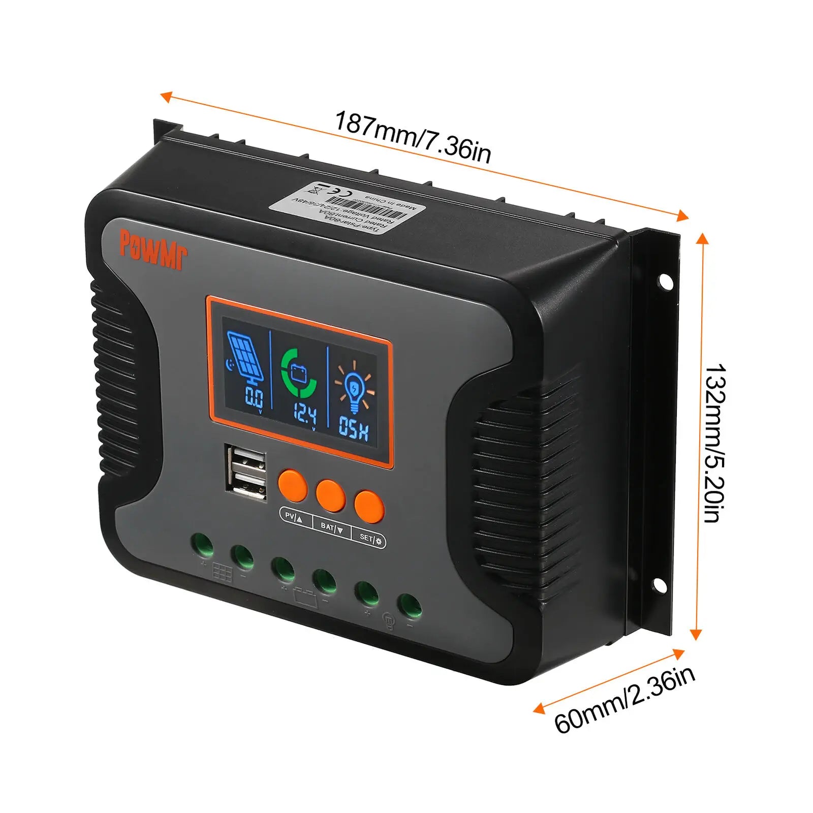 PowMr PWM Solar Charge Controller