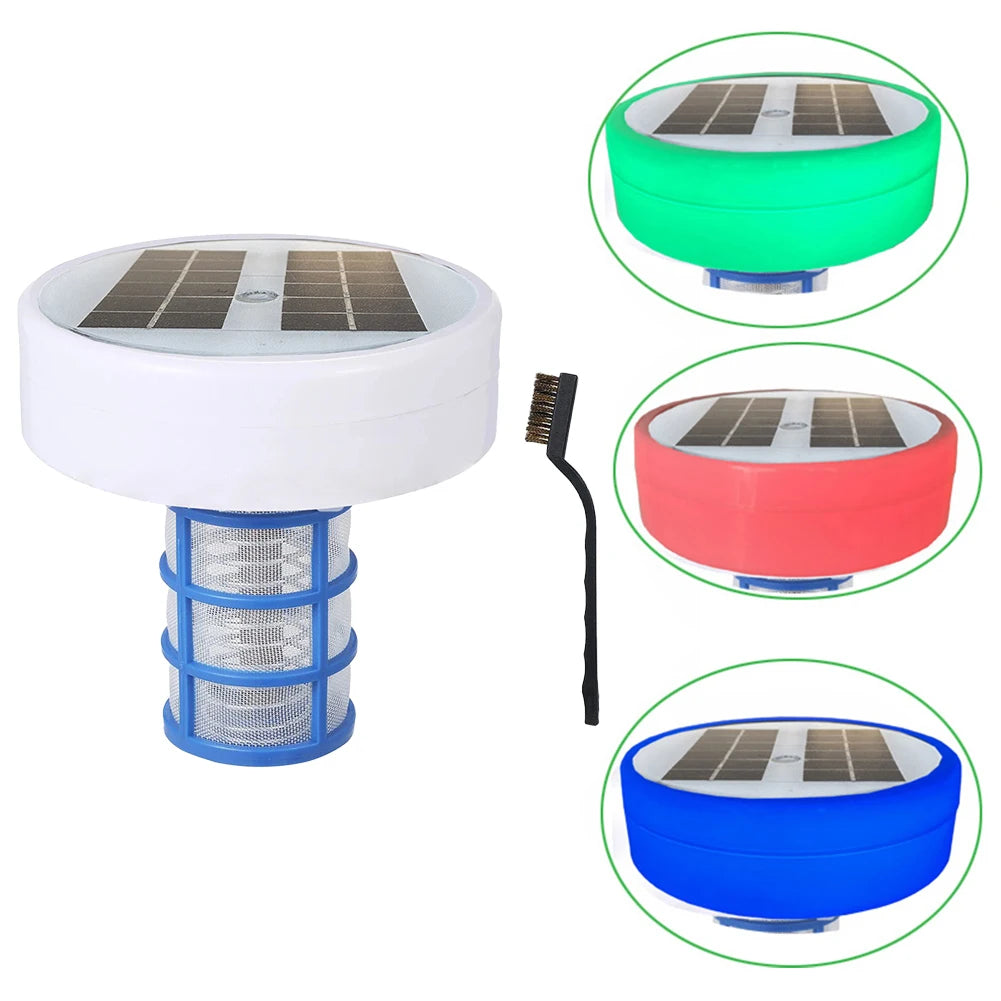 Copper Solar Pool Ionizer Cleaner Floater