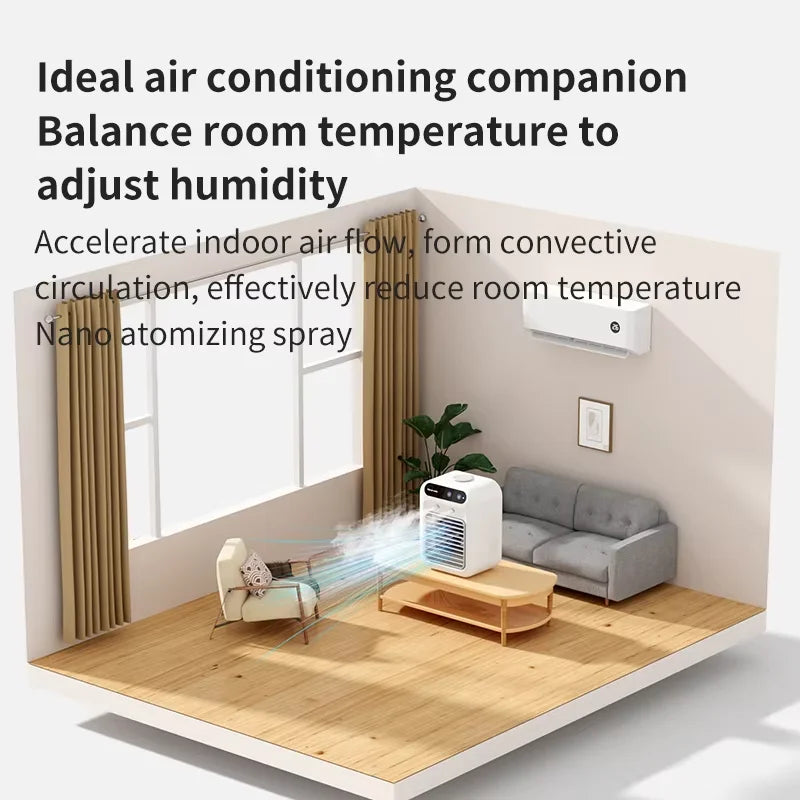 Desktop Air Cooler Personal Portable Fan