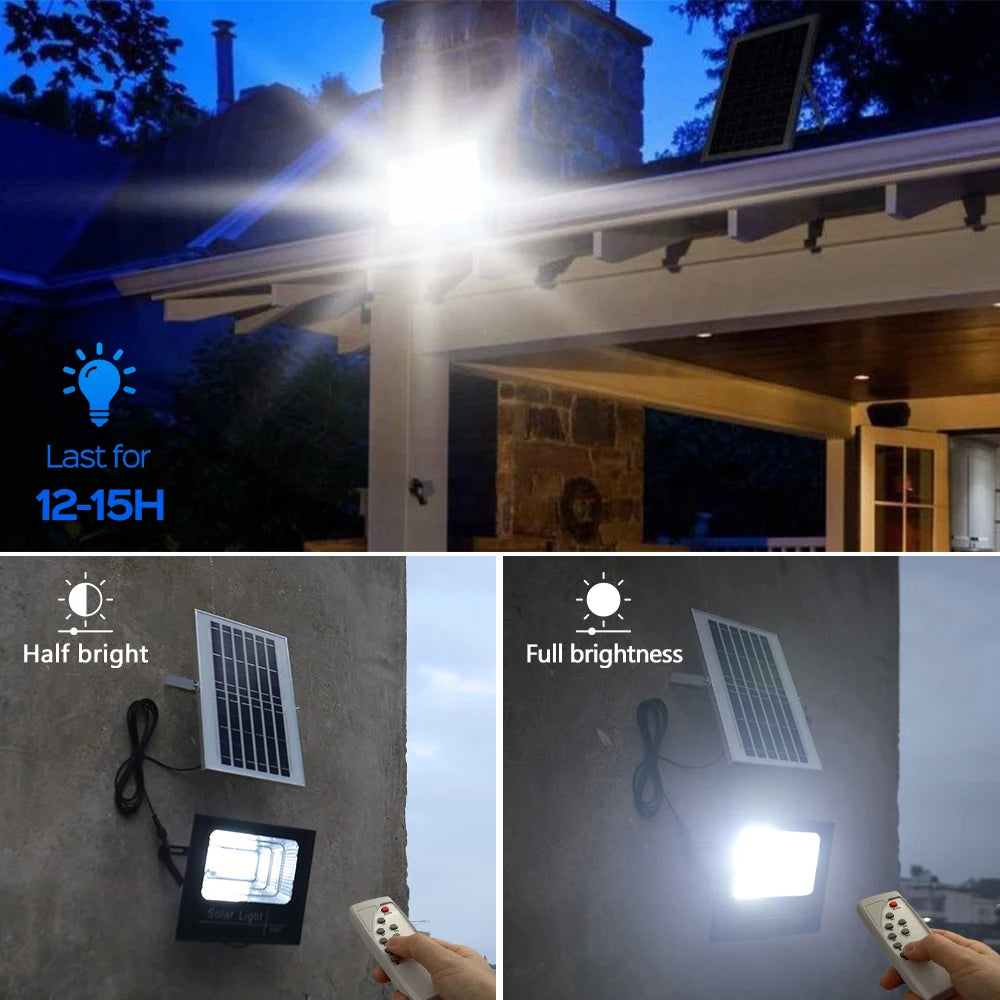 Outdoor Solar LED Floodlight Garden Lamp