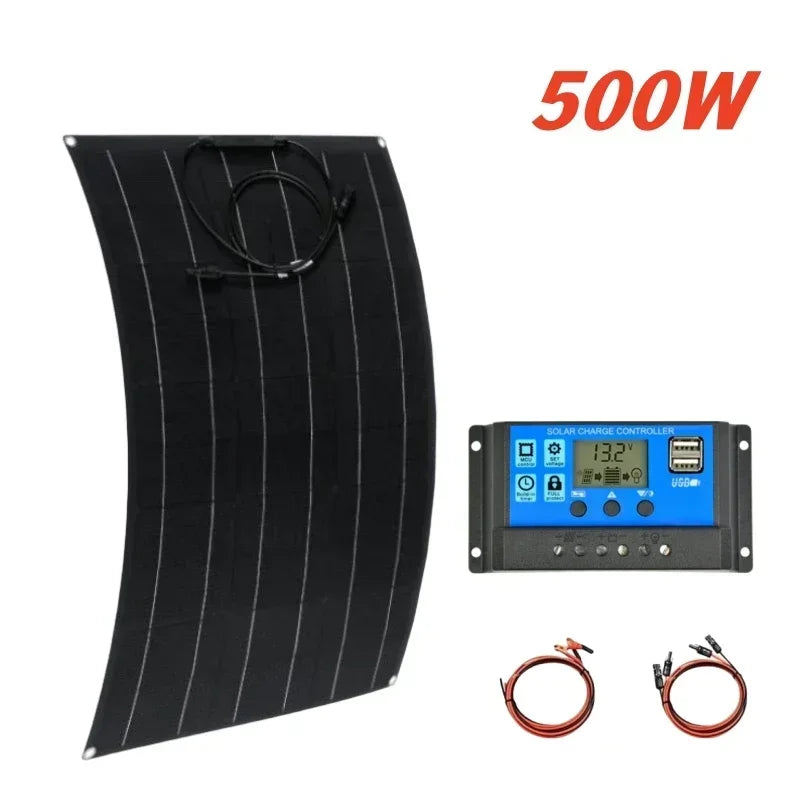 Super Power 500W-2000W Solar Panel Charging Kit