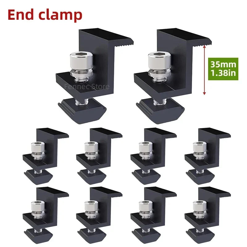 Solar Panel Adjustable Mounting Clamp Bracket