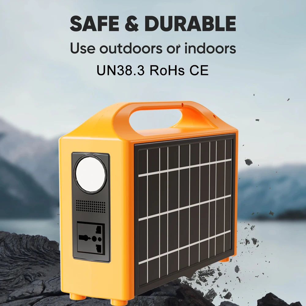 Gaiaray 100W 76.8Wh Portable Solar Generator