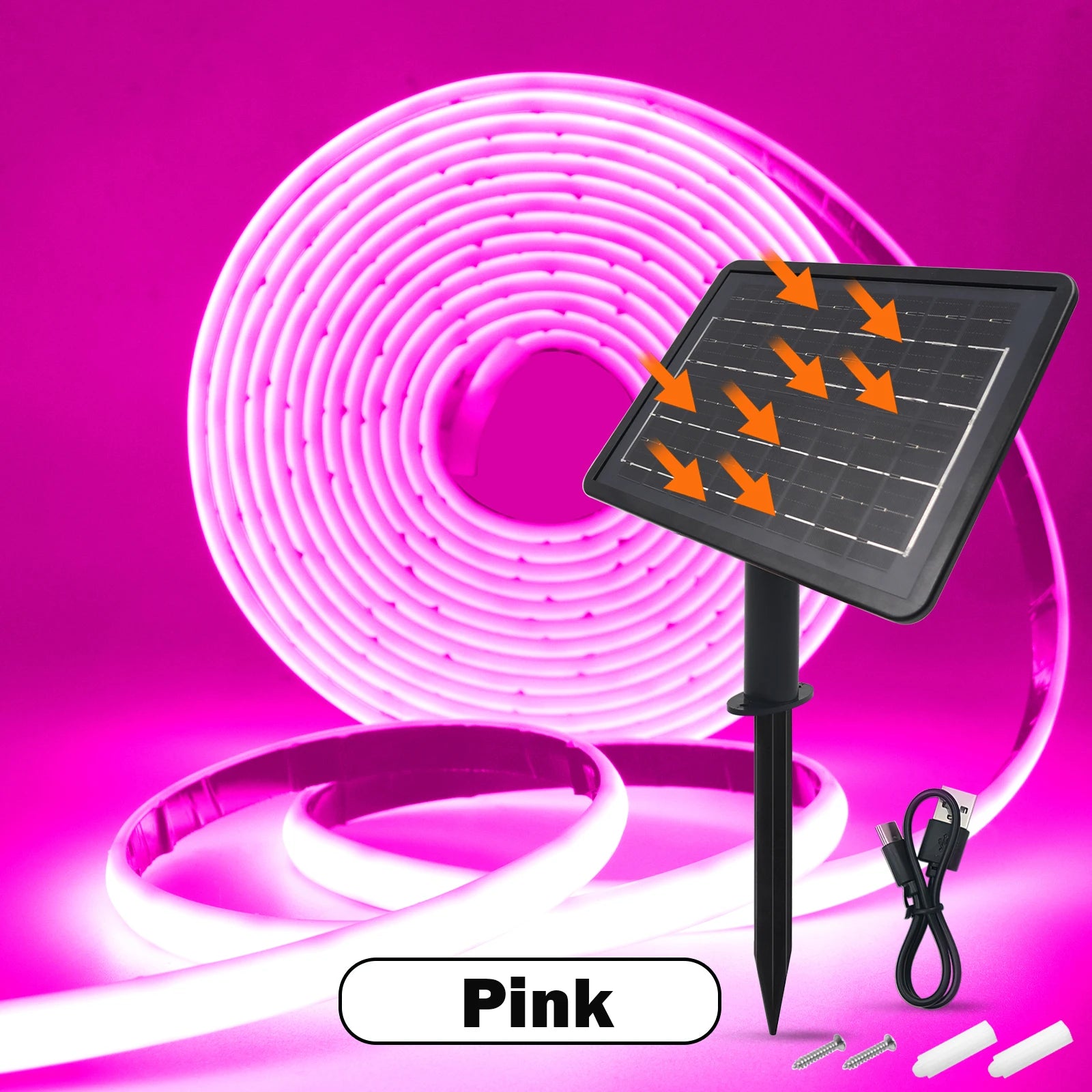 DC24V IP68 Solar COB Neon LED Strip