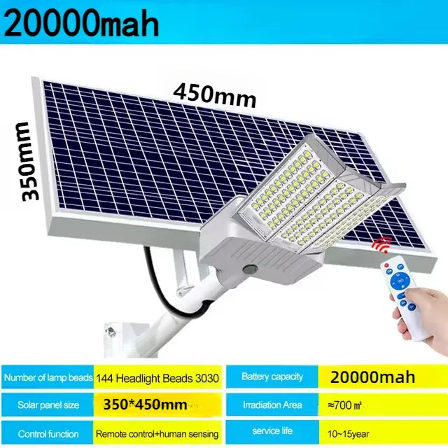 5000W Solar Street Light with Motion Sensor