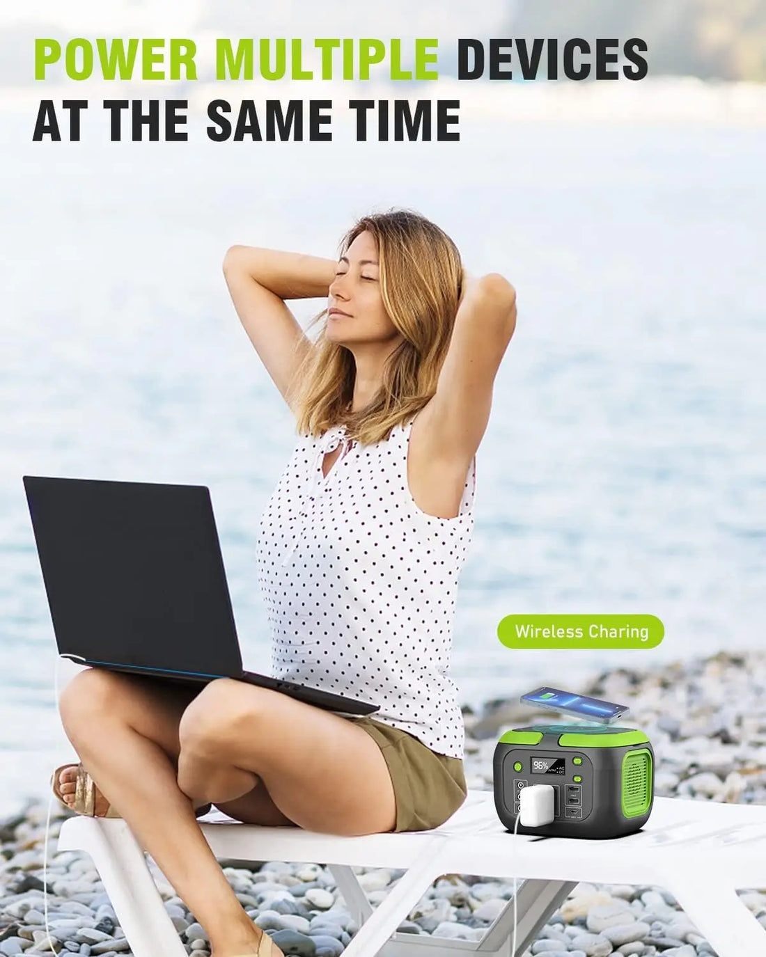 200W 155Wh Portable Solar Power Station