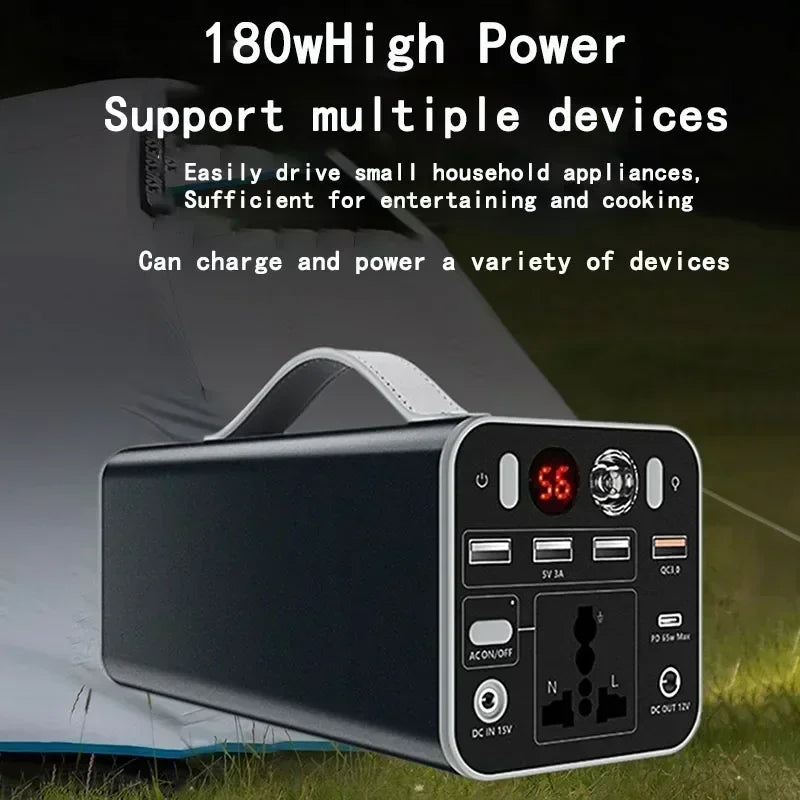 150–300W Portable Solar Generator Battery Station