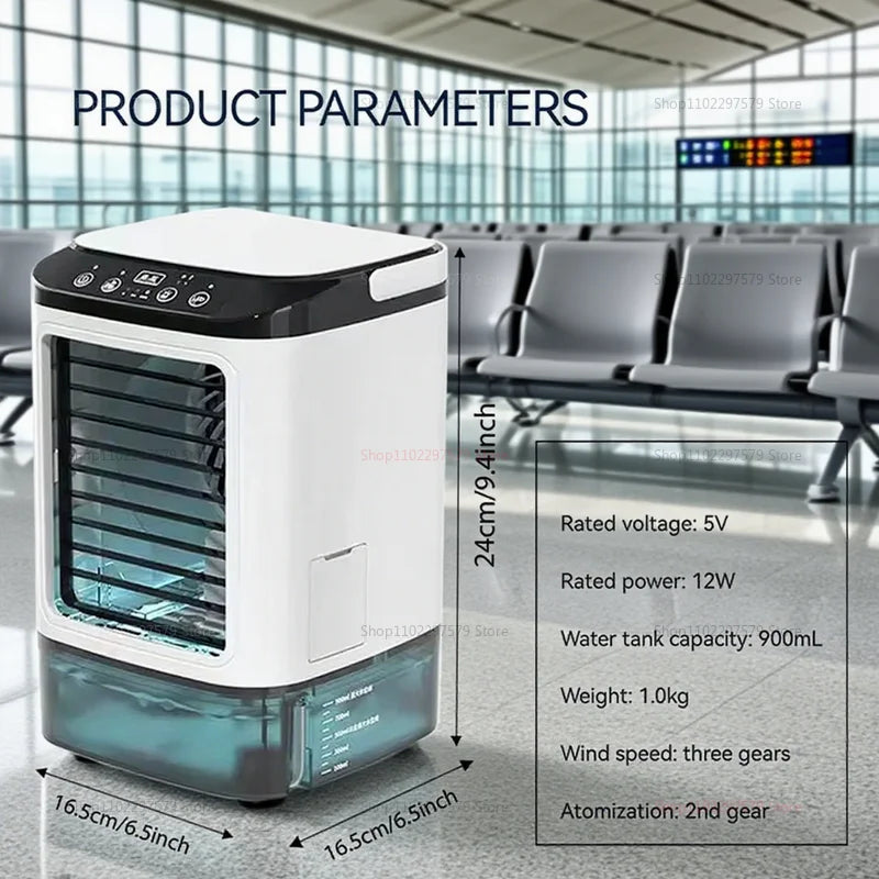 Portable Desktop Mini Air Cooler Fan