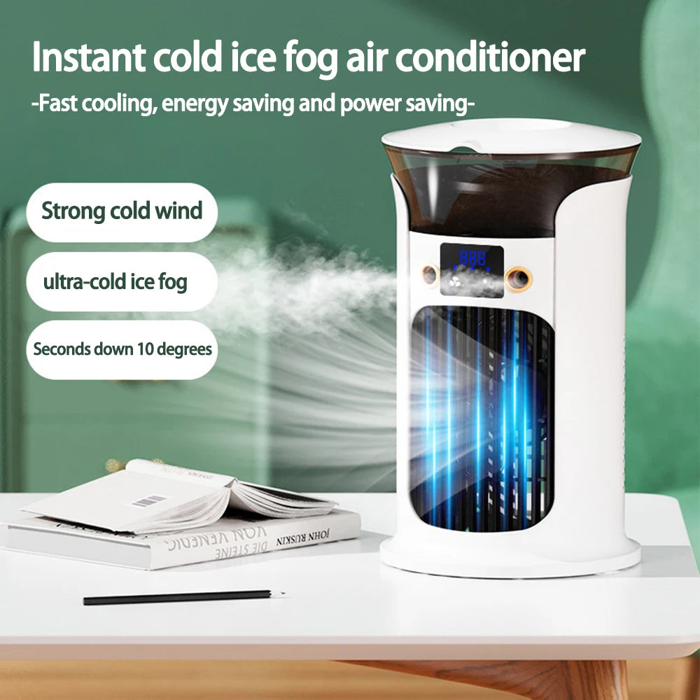 Desktop Mini Air Conditioner USB Cooler Fan