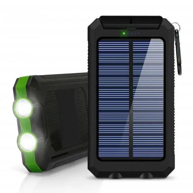 100000mAh Solar Power Bank Portable Charger