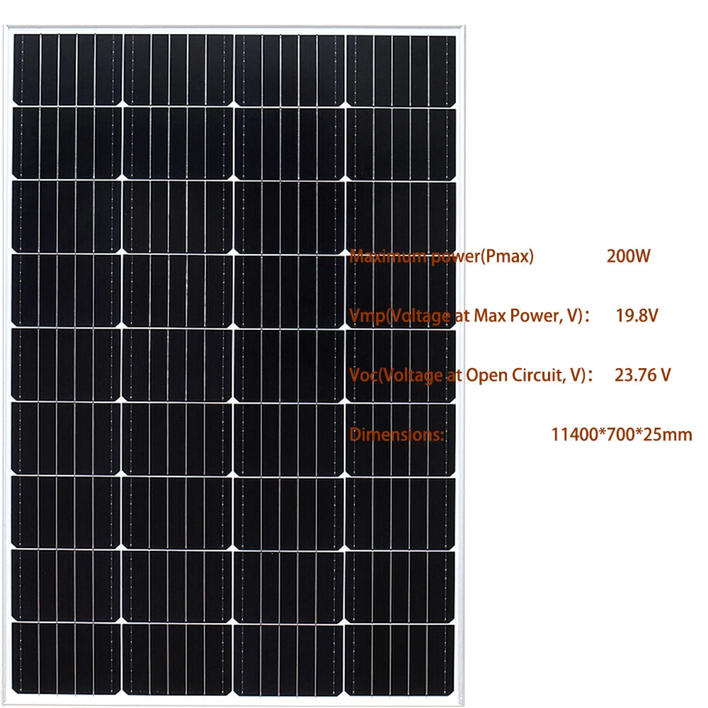 XINPUGUANG Rigid Glass Monocrystalline Solar Panel