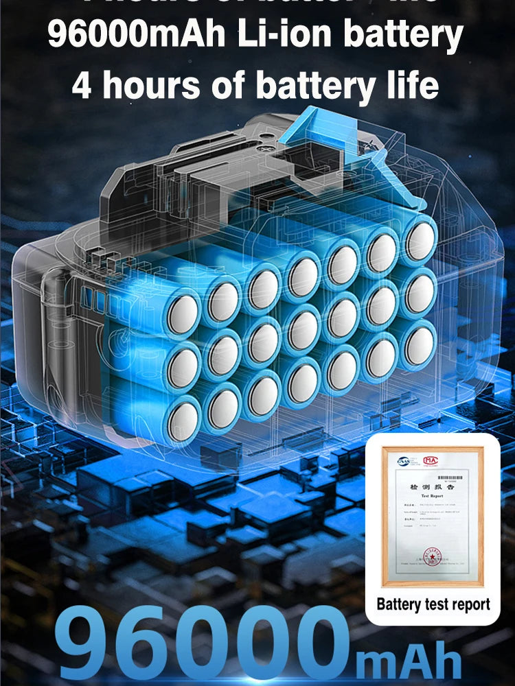 Rechargeable Cooling Vest 9600mAh Battery Jacket