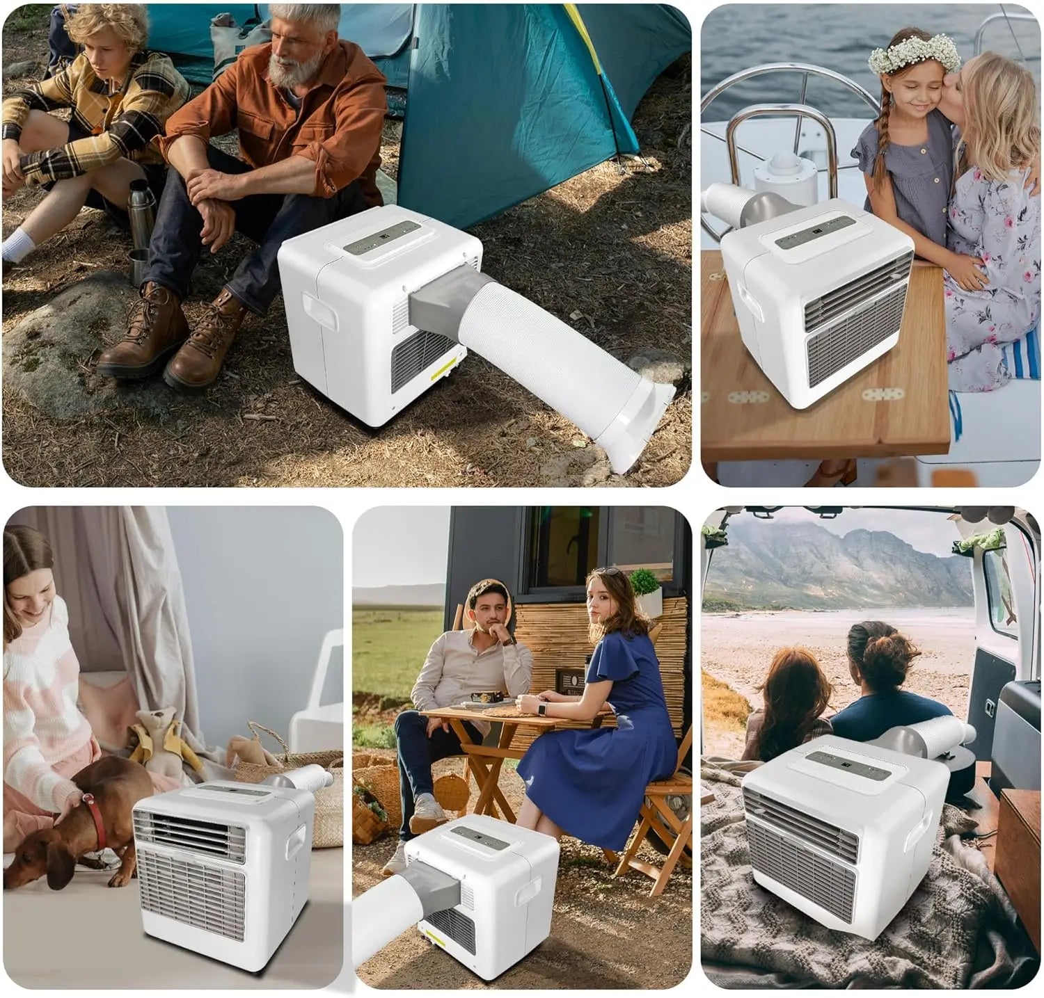 Portable Camping Air Conditioner 3300BTU Fast Cooling