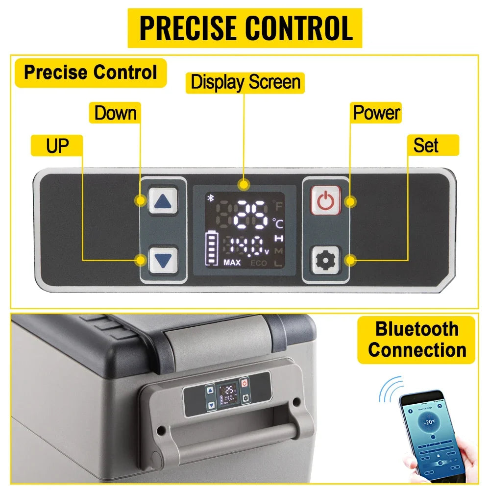 12V 24V Portable Car Refrigerator Freezer