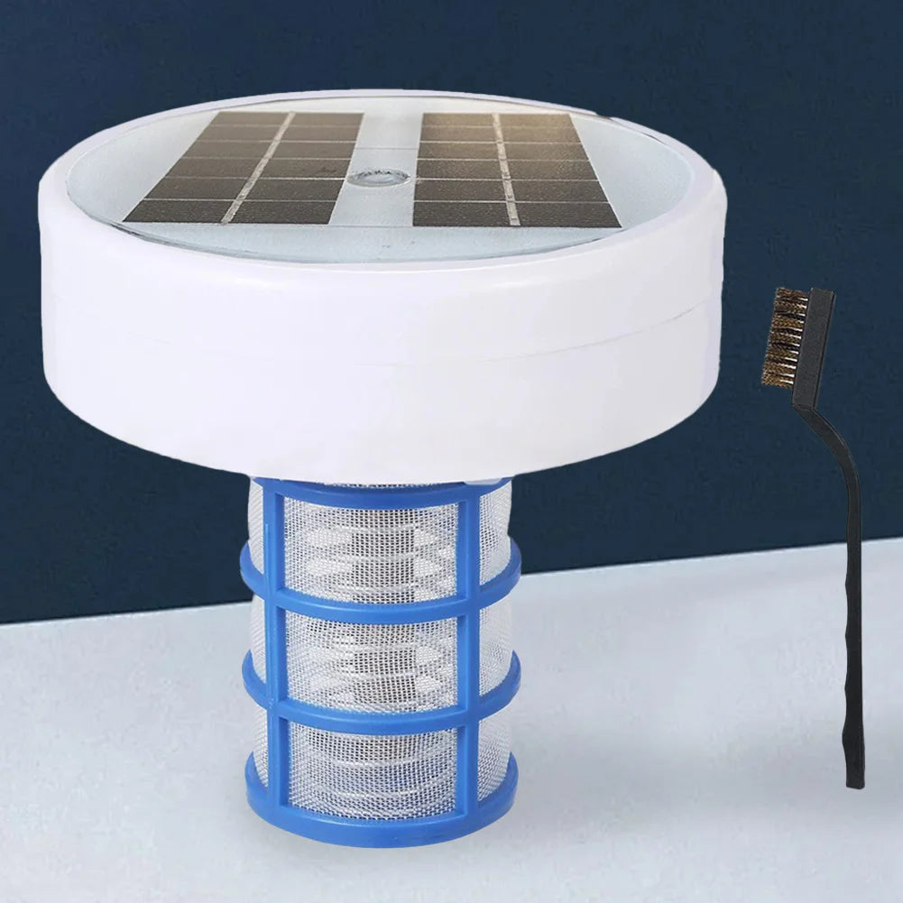 Copper Solar Pool Ionizer Cleaner Floater