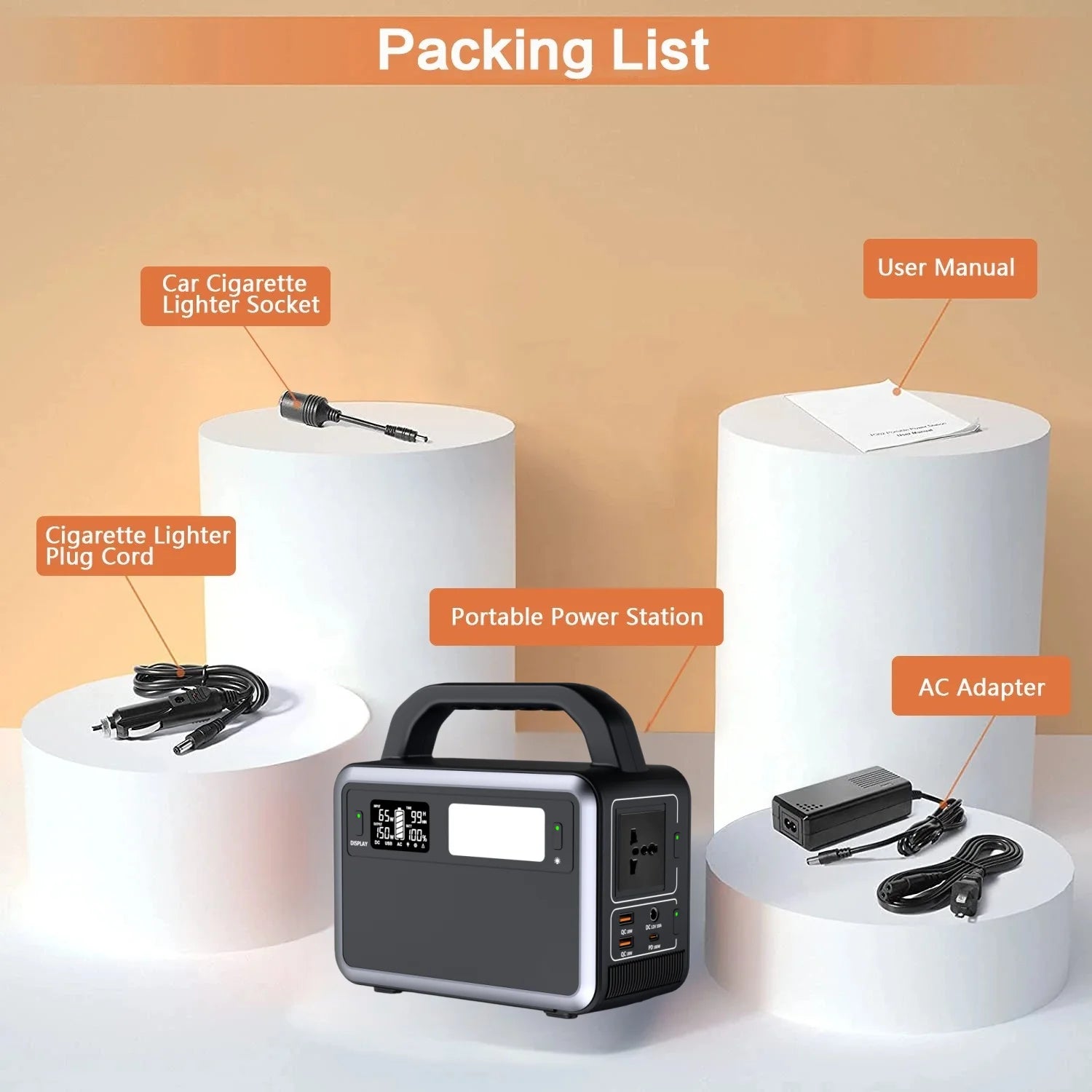 Daikala 153.6Wh 300W Portable Power Station