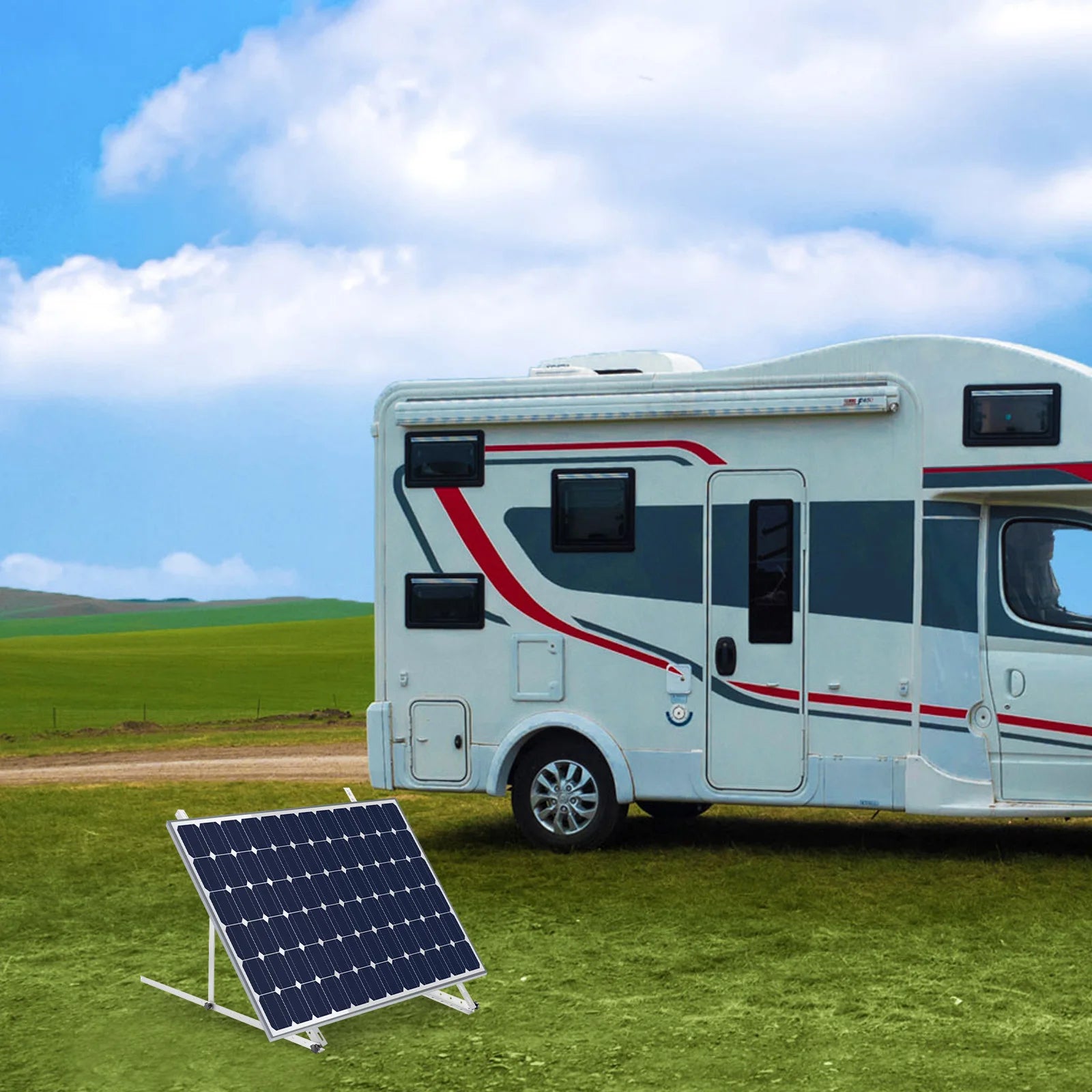 Triangle Aluminum Adjustable Solar Panel Bracket