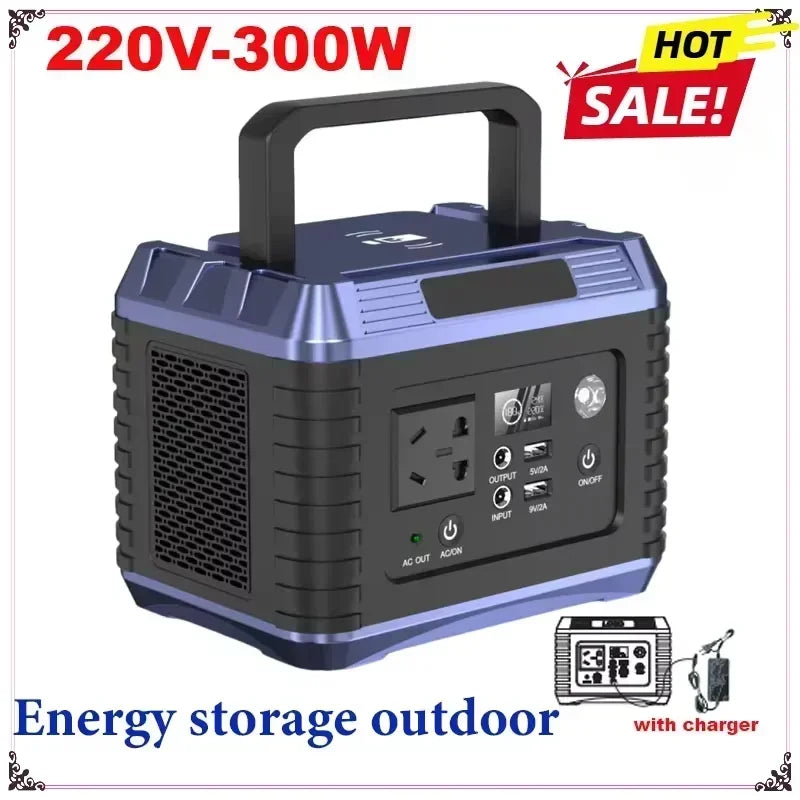 32000mAh 300W Portable Solar Power Bank Station