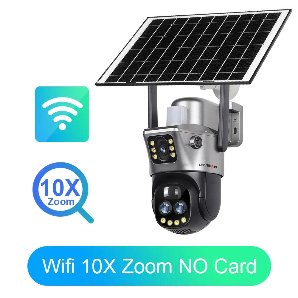 LS VISION Dual Screen Solar Camera