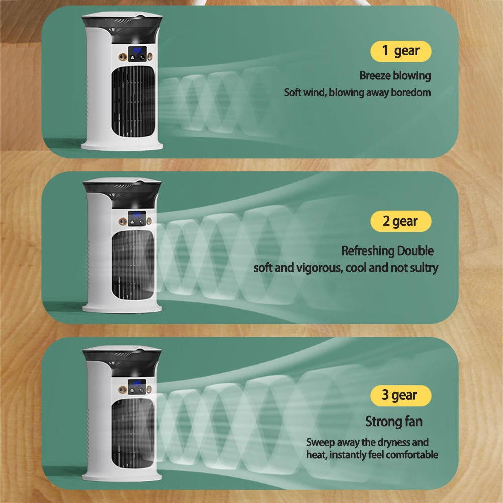 Desktop Mini Air Conditioner USB Cooler Fan