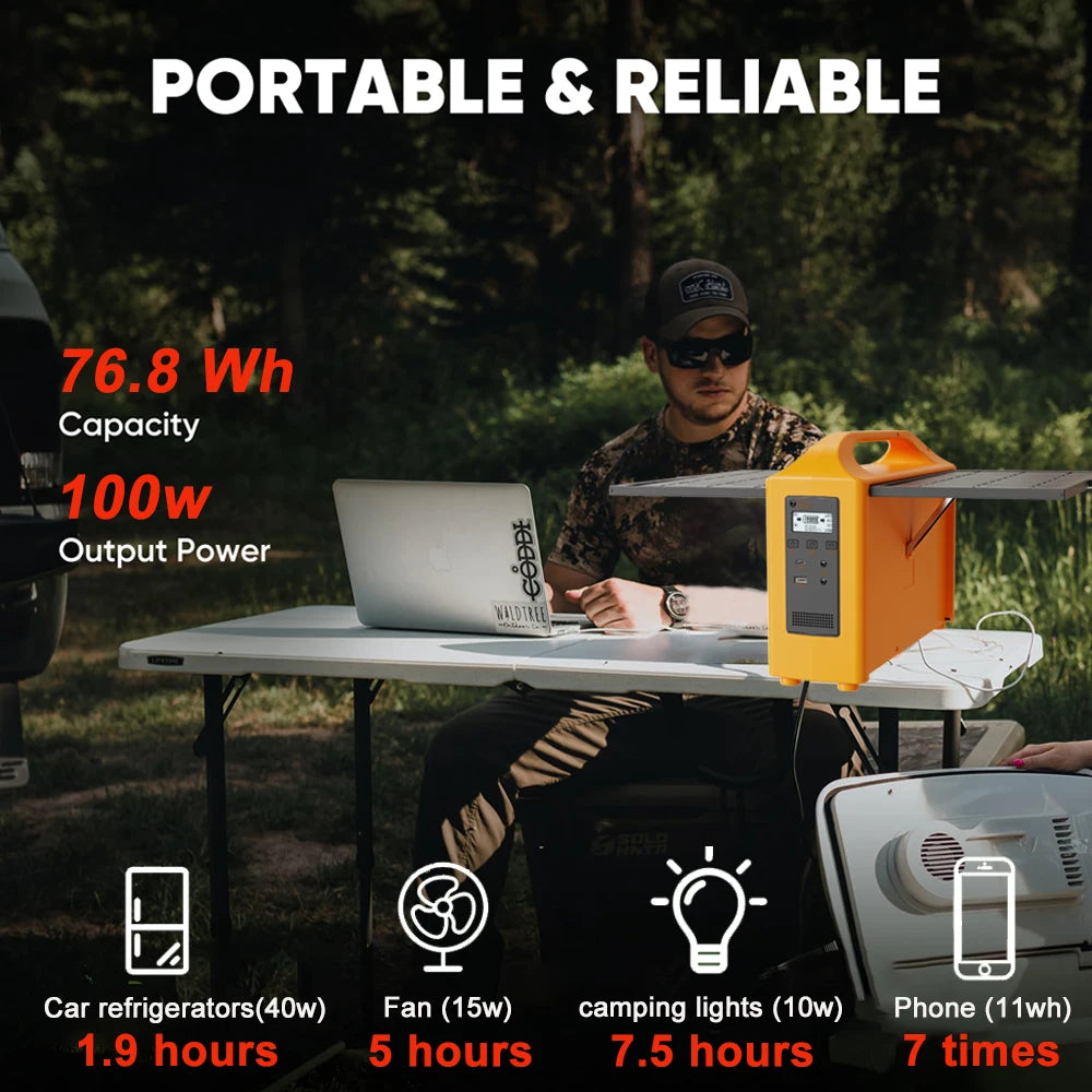 Jsdsolar 100W Portable Power Station