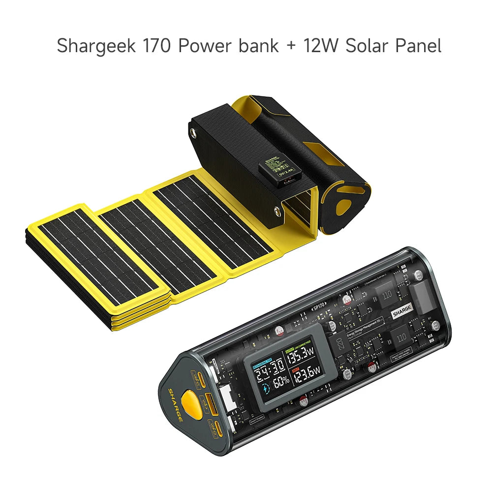 SHARGE 24000mAh 170W Fast Charge Power Bank