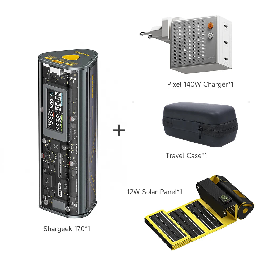 SHARGE 24000mAh 170W Fast Charge Power Bank